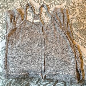 Garage Gray Knit Jumpsuit